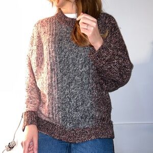 EQUIPMENT Cozy Alpaca blend women’s multicolour oversized sweater
